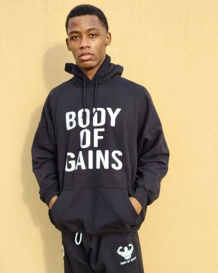 Body of Gains Unisex Sweatsuit Pullover Hoodie and Sweatpants